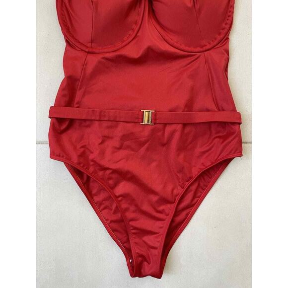 Kenny Flowers Swim One Piece Swimsuit Belted The Cali Swimwear - Picture 5 of 14